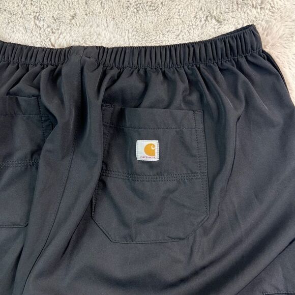 Carhartt Force Scrub Pants Womens Size Large Nursing Uniform Light Weight Black - Picture 7 of 7